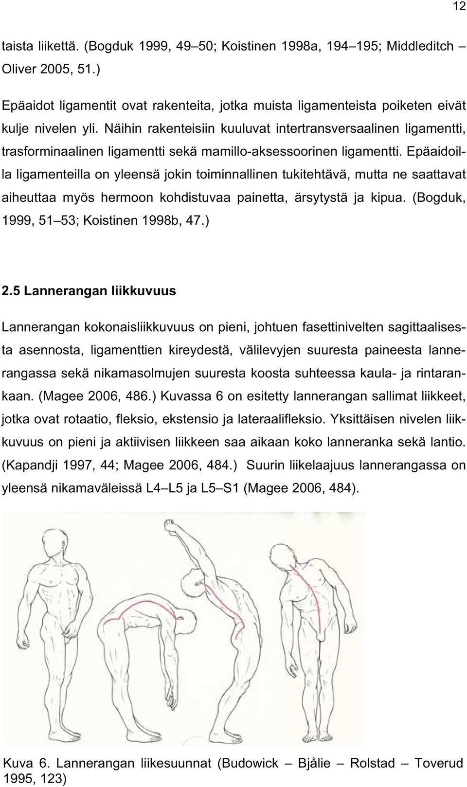 Epäaidoilla ligamenteilla on yleensä jokin toiminnallinen tukitehtävä, mutta ne saattavat aiheuttaa myös hermoon kohdistuvaa painetta, ärsytystä ja kipua. (Bogduk, 1999, 51 53; Koistinen 1998b, 47.