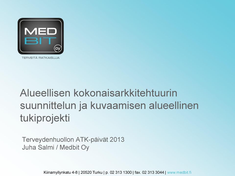 alueellinen tukiprojekti