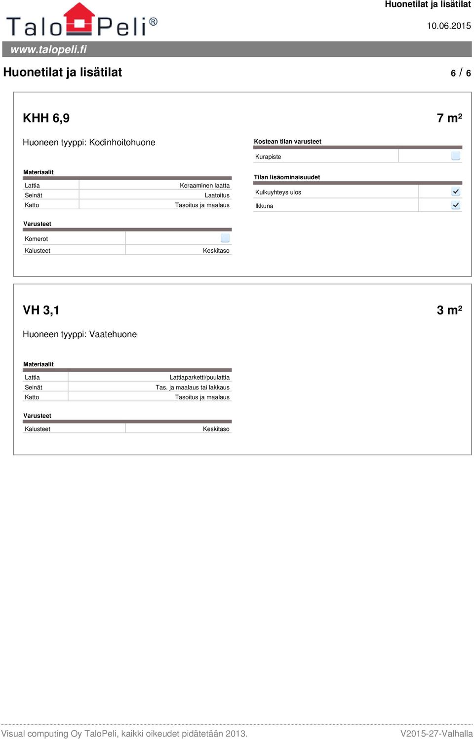 Laatoitus Kurapiste VH 3,1 3 m²