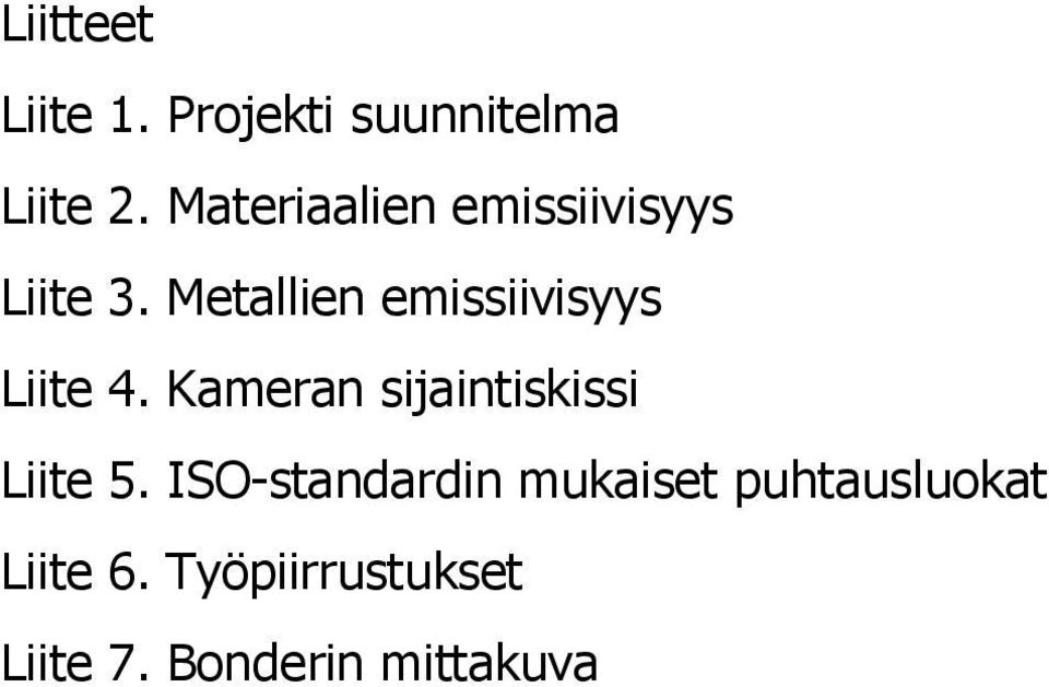 Metallien emissiivisyys Liite 4.