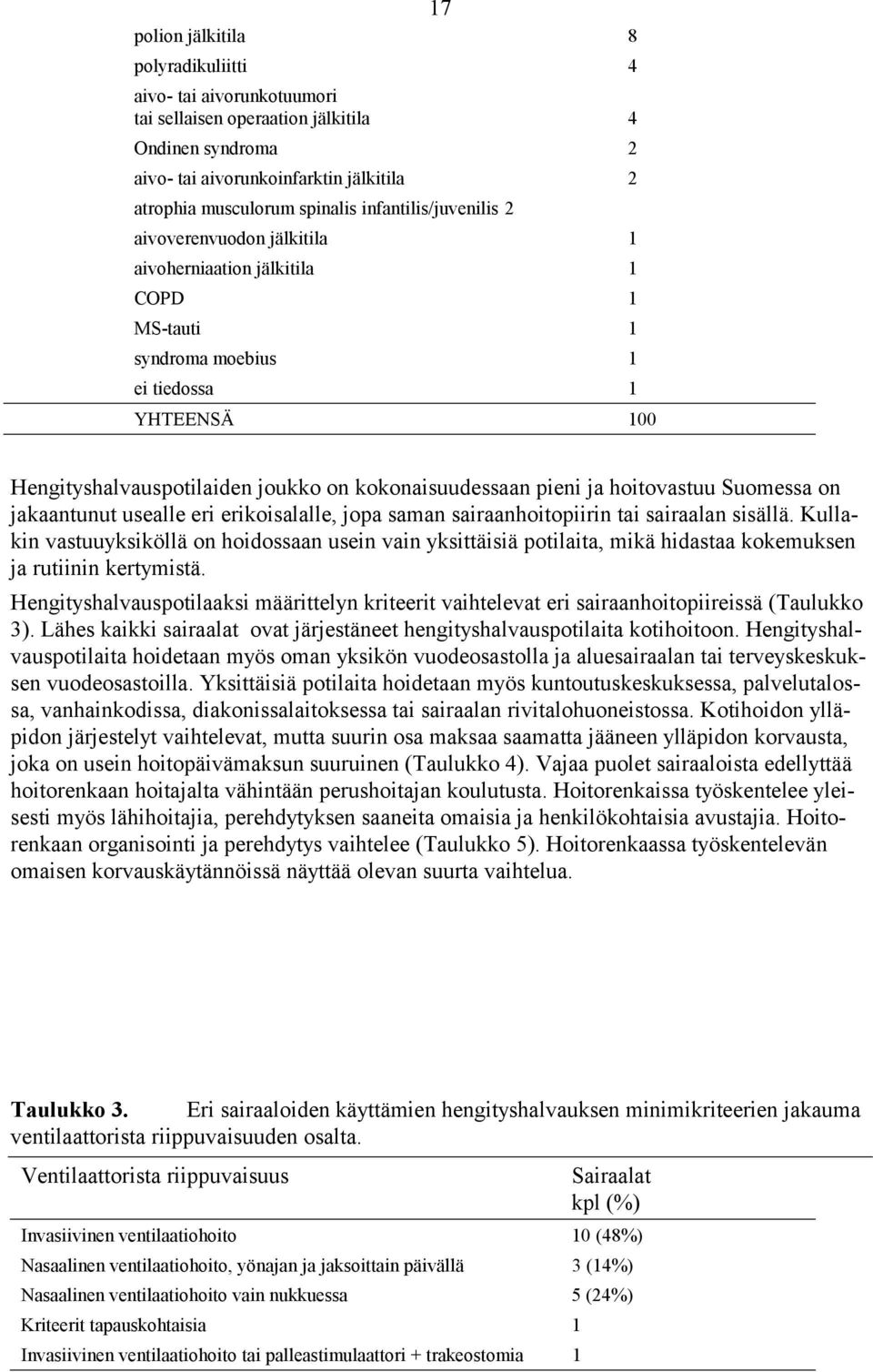 pieni ja hoitovastuu Suomessa on jakaantunut usealle eri erikoisalalle, jopa saman sairaanhoitopiirin tai sairaalan sisällä.