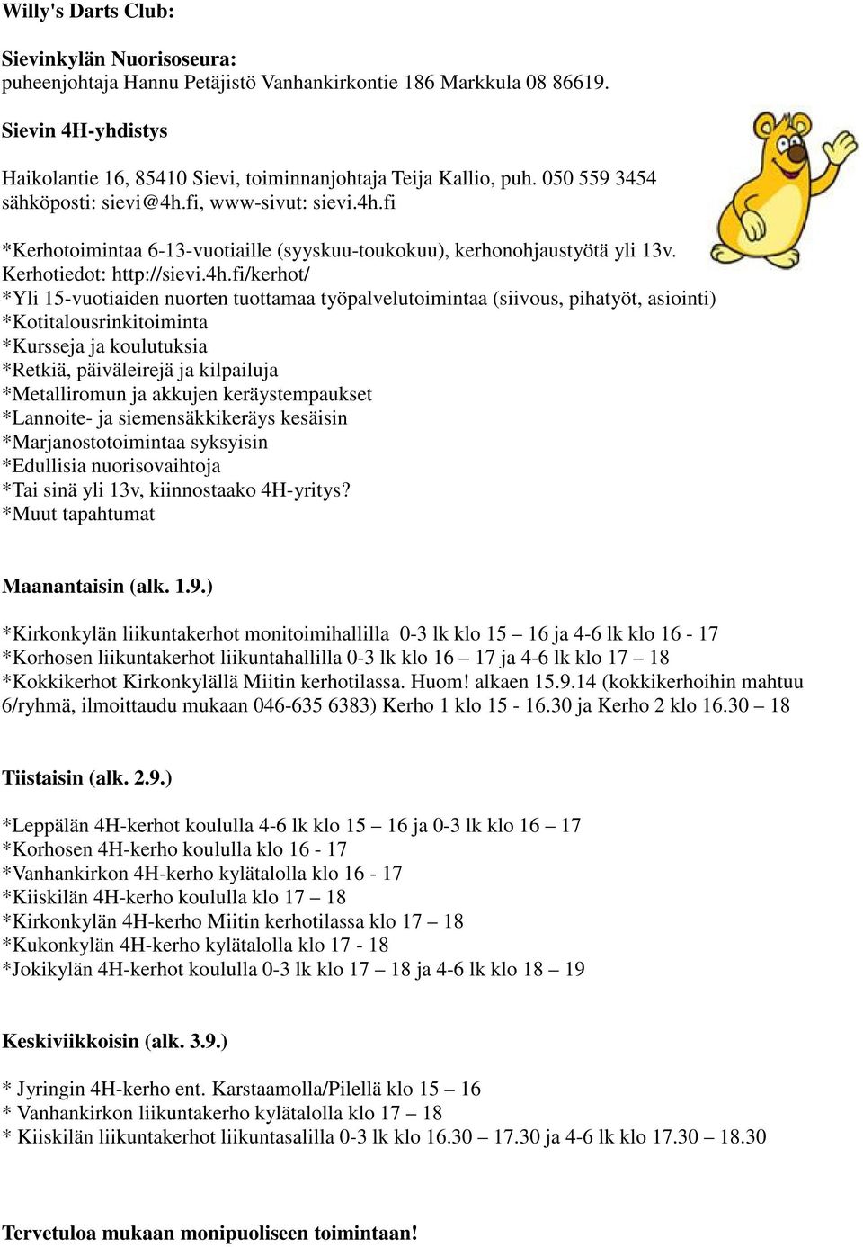 fi, www-sivut: sievi.4h.