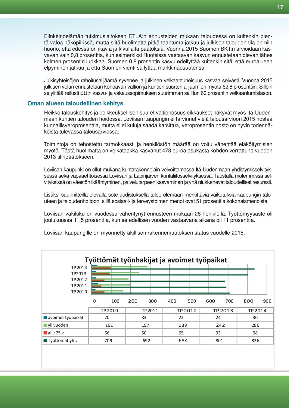 Vuonna 2015 Suomen BKT:n arvioidaan kasvavan vain 0,8 prosenttia, kun esimerkiksi Ruotsissa vastaavan kasvun ennustetaan olevan lähes kolmen prosentin luokkaa.