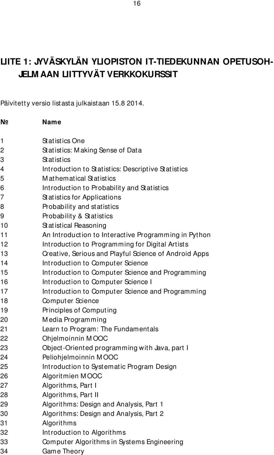 Statistics for Applications 8 Probability and statistics 9 Probability & Statistics 10 Statistical Reasoning 11 An Introduction to Interactive Programming in Python 12 Introduction to Programming for