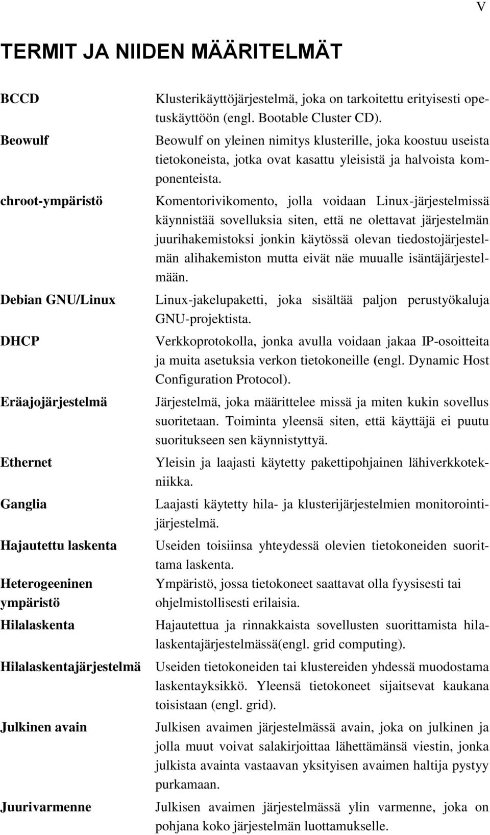 Beowulf on yleinen nimitys klusterille, joka koostuu useista tietokoneista, jotka ovat kasattu yleisistä ja halvoista komponenteista.