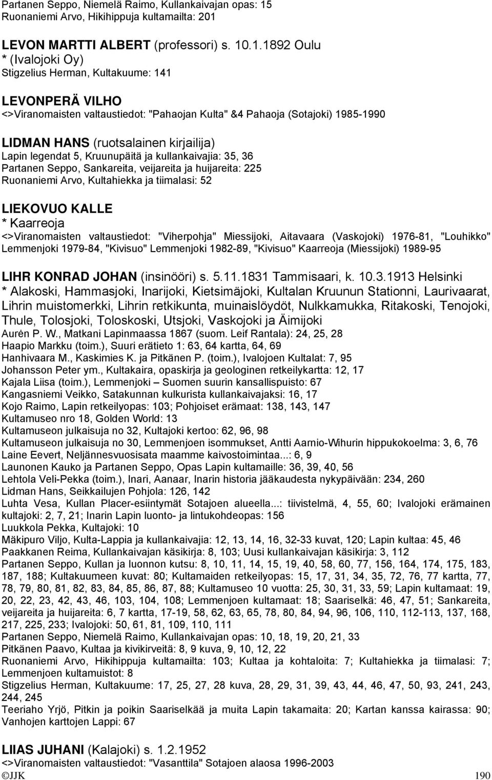 LEVON MARTTI ALBERT (professori) s. 10