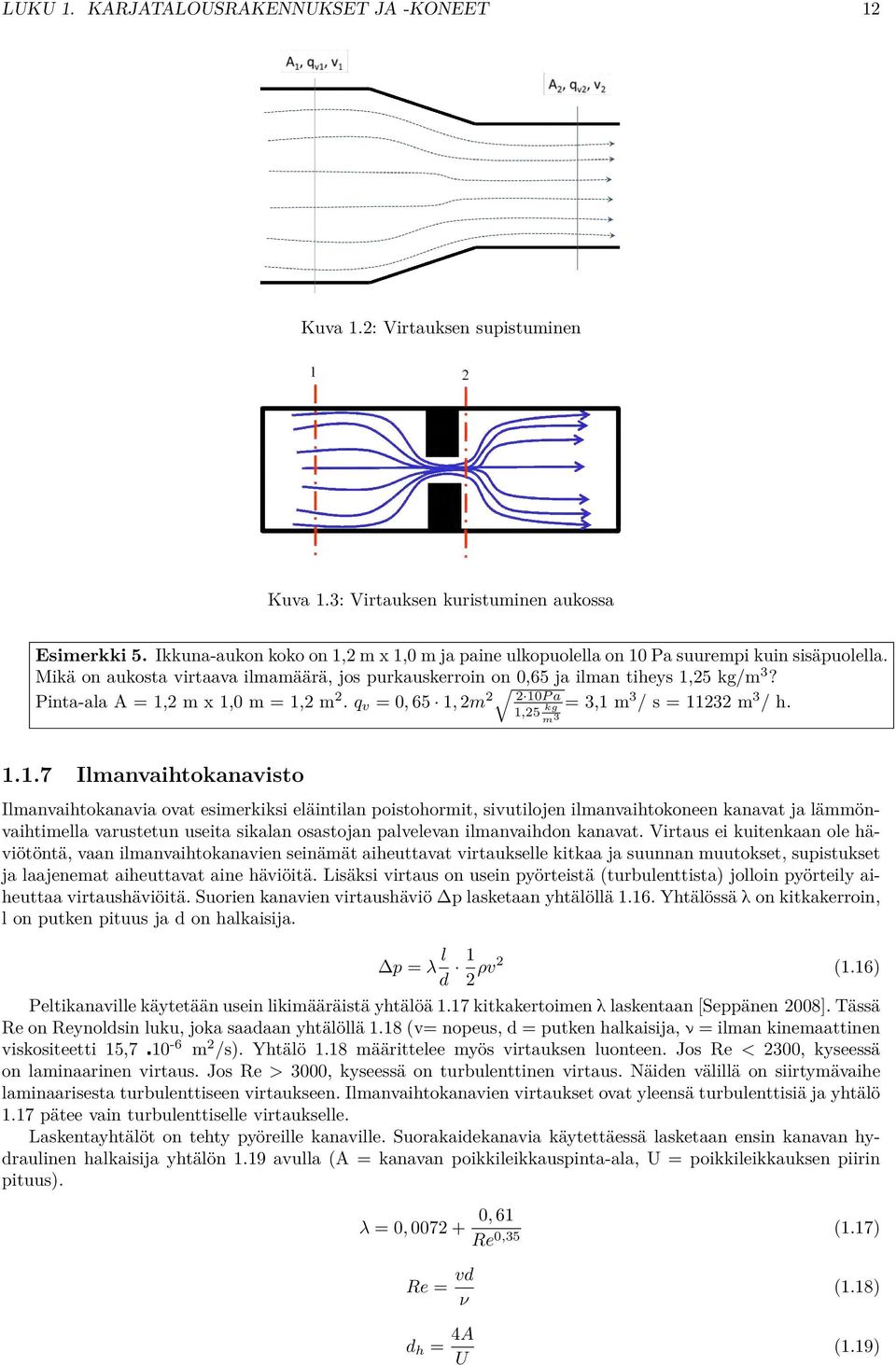 Pinta-ala A = 1,