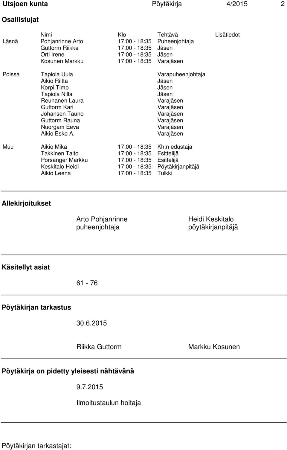 Guttorm Rauna Varajäsen Nuorgam Eeva Varajäsen Aikio Esko A.