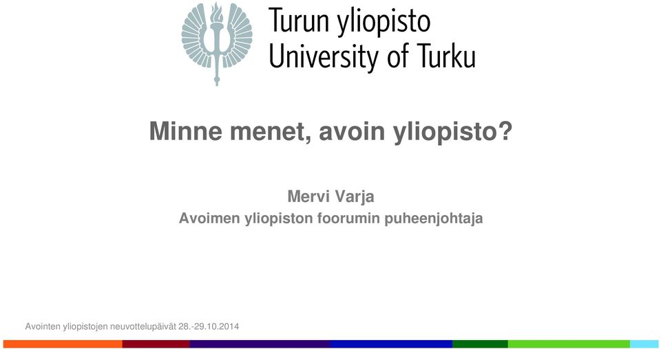 Mervi Varja Avoimen