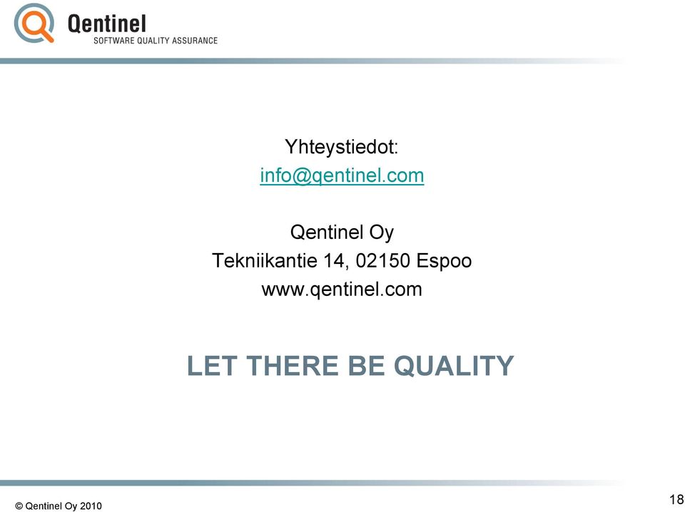 14, 02150 Espoo www.qentinel.