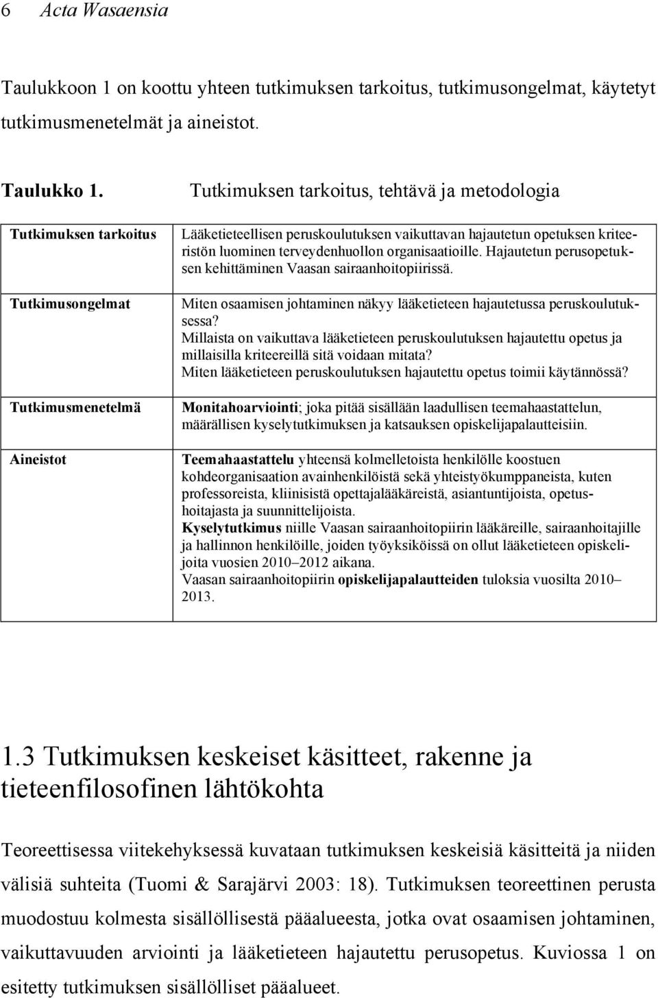 luominen terveydenhuollon organisaatioille. Hajautetun perusopetuksen kehittäminen Vaasan sairaanhoitopiirissä. Miten osaamisen johtaminen näkyy lääketieteen hajautetussa peruskoulutuksessa?