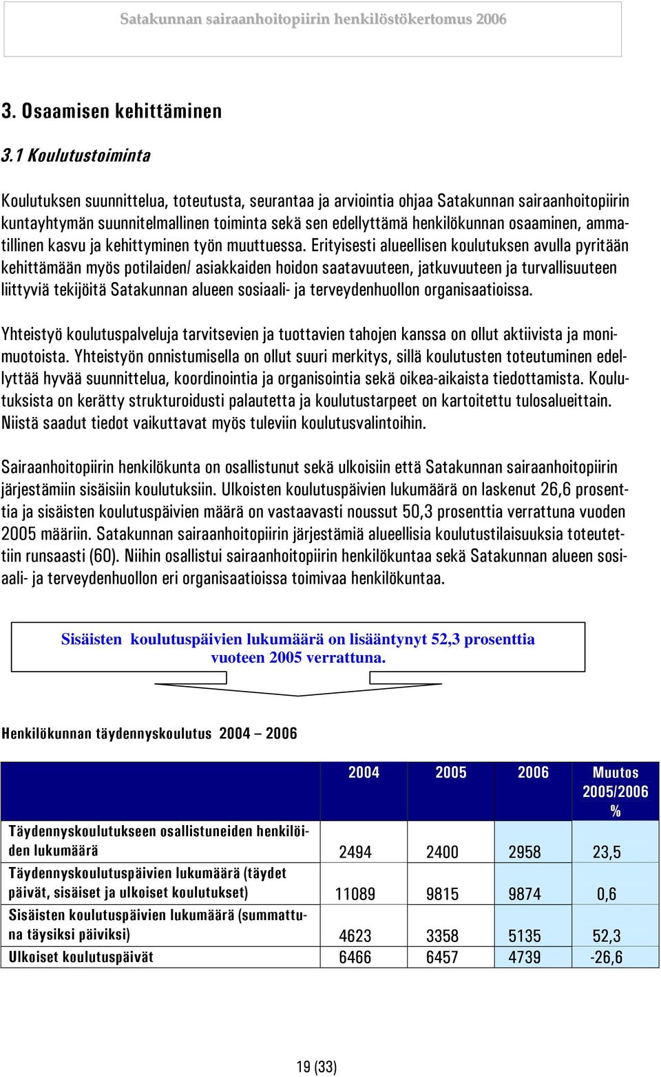 osaaminen, ammatillinen kasvu ja kehittyminen työn muuttuessa.