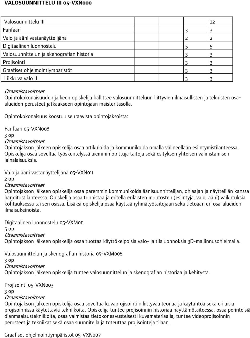 opintojaan maisteritasolla.