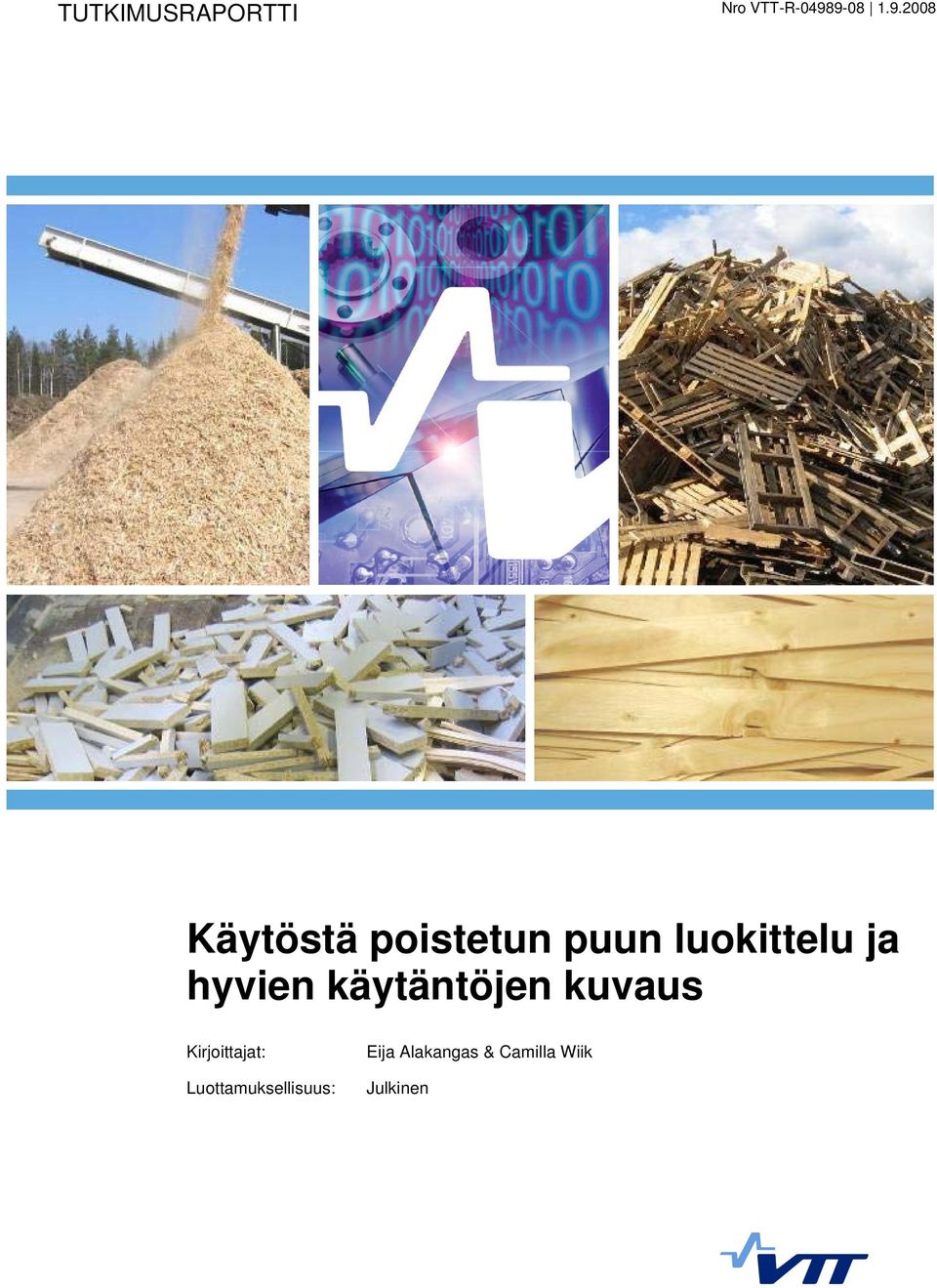 luokittelu ja hyvien käytäntöjen kuvaus