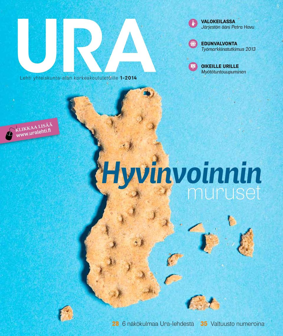 Työmarkkinatutkimus 2013 OIKEILLE URILLE Myötötuntouupuminen KLIKKAA