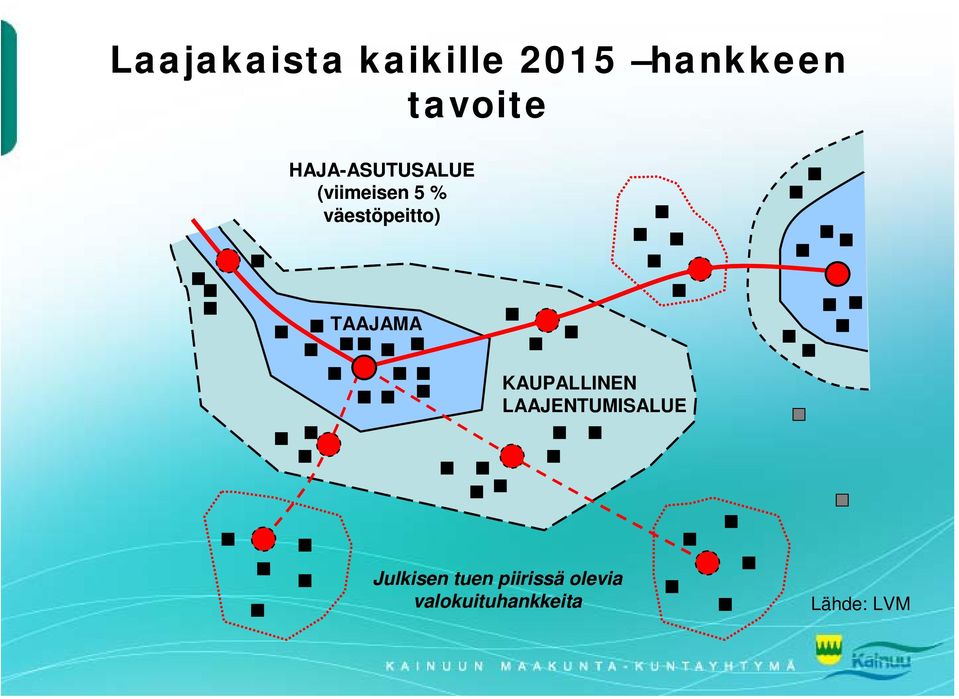 TAAJAMA KAUPALLINEN LAAJENTUMISALUE Julkisen