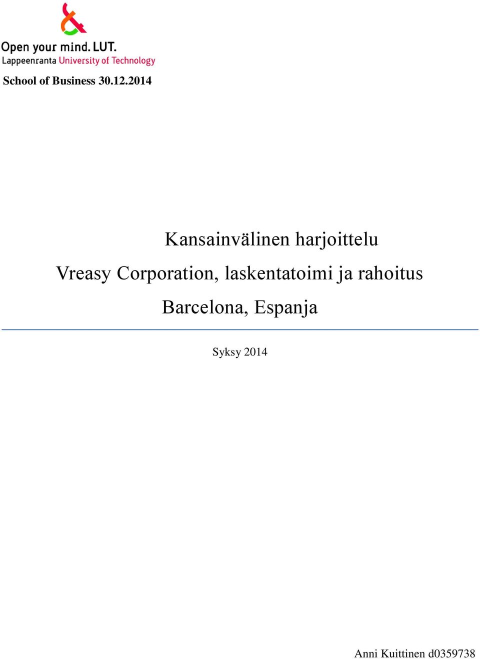 Corporation, laskentatoimi ja rahoitus