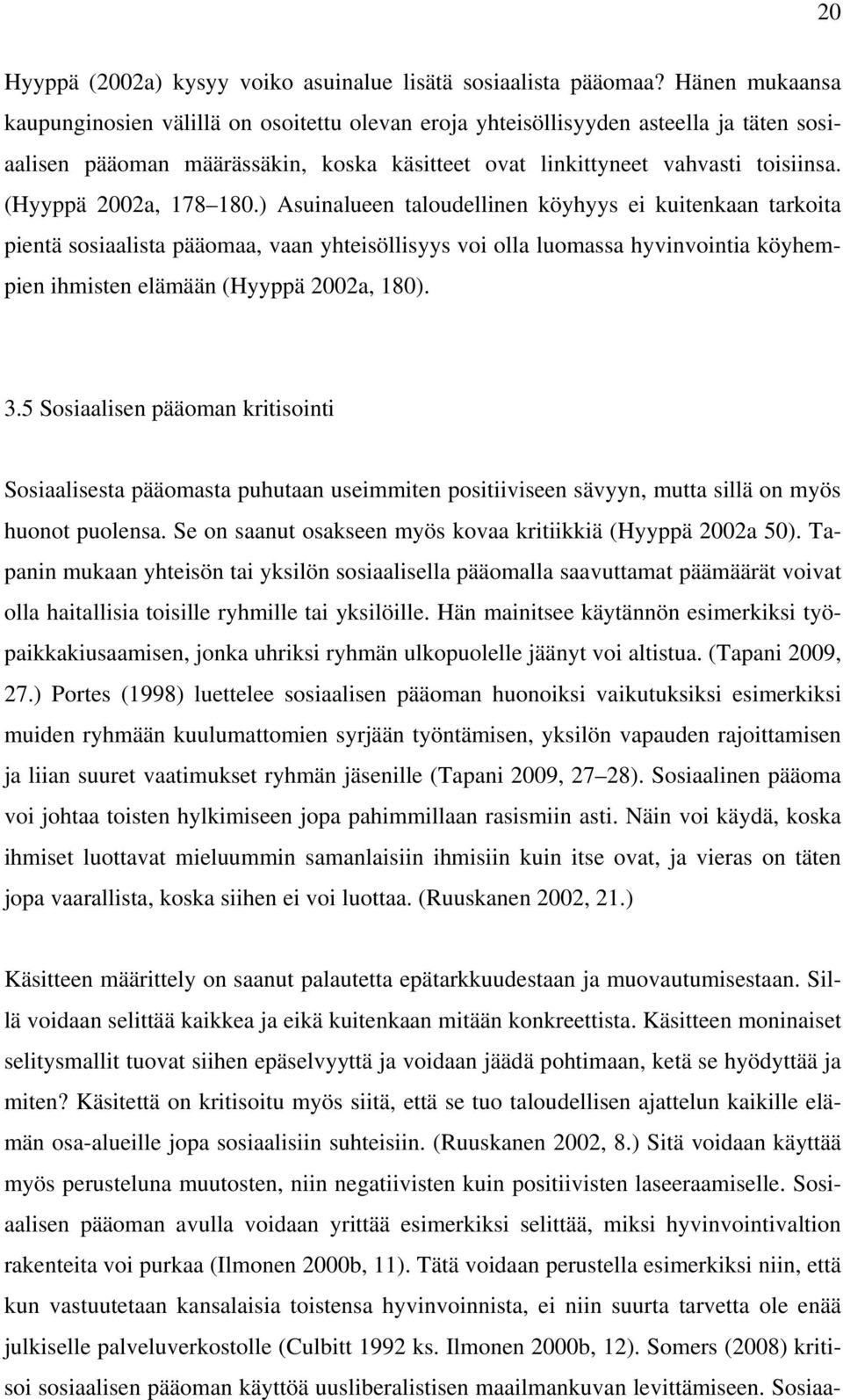 (Hyyppä 2002a, 178 180.