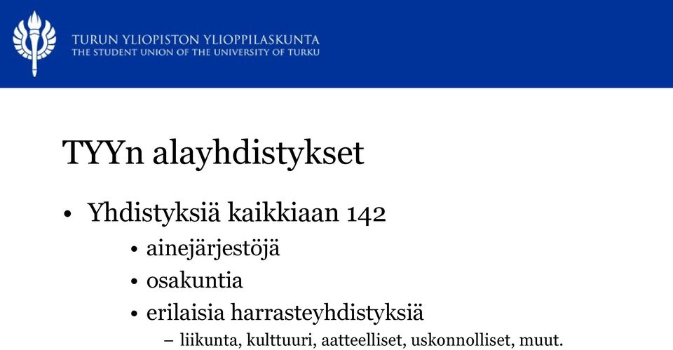 erilaisia harrasteyhdistyksiä