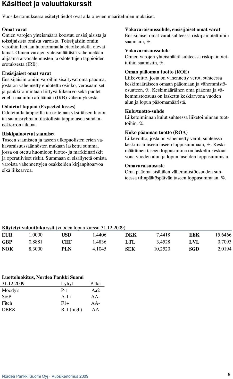 Ensisijaiset omat varat Ensisijaisiin omiin varoihin sisältyvät oma pääoma, josta on vähennetty ehdotettu osinko, verosaamiset ja pankkitoimintaan liittyvä liikearvo sekä puolet edellä mainitun