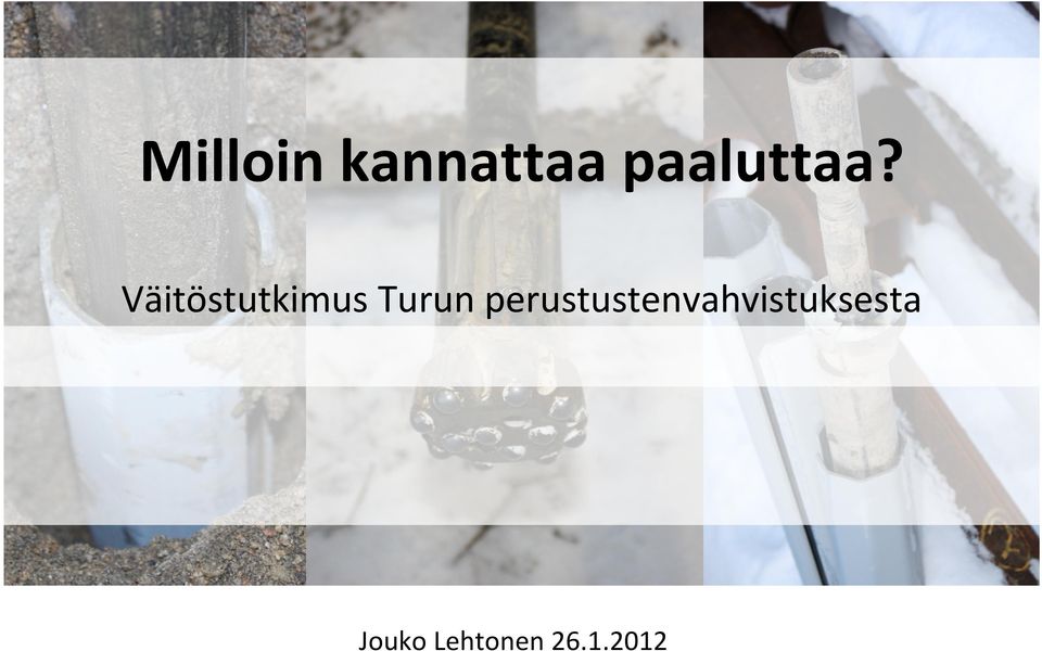 Väitöstutkimus Turun