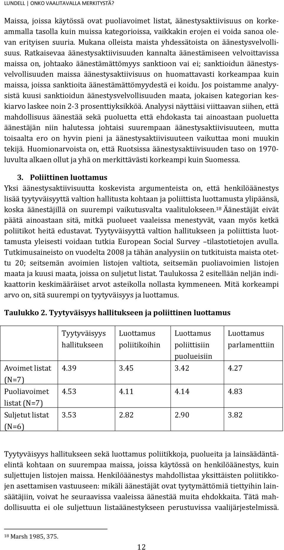 Mukana olleista maista yhdessätoista on äänestysvelvollisuus.