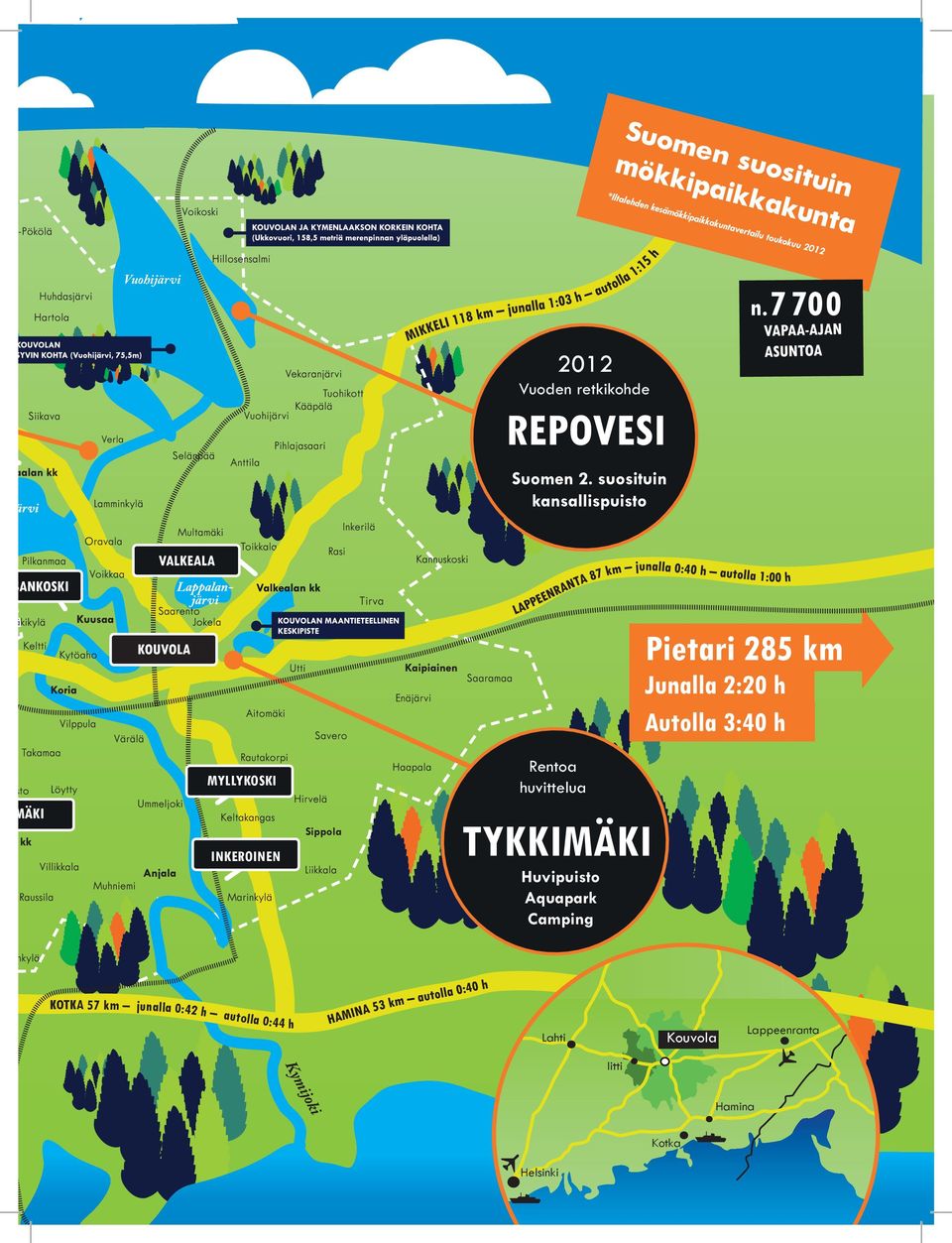 INKEROINEN Sippola Huvipuisto Aquapark Camping KOTKA