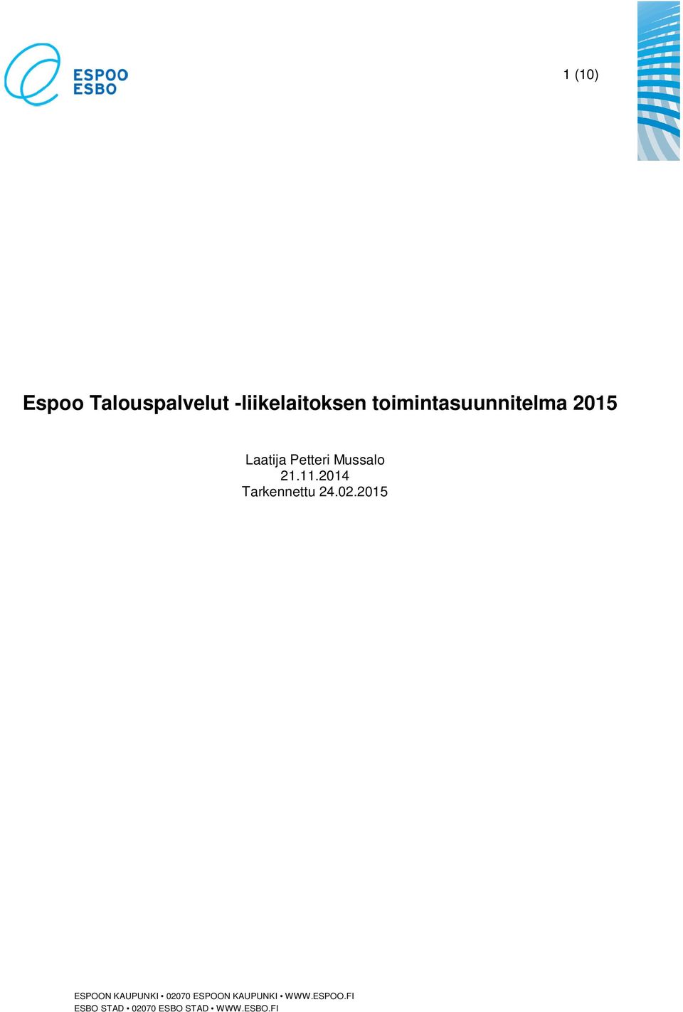 toimintasuunnitelma 2015