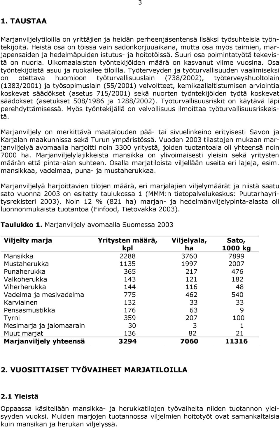 Ulkomaalaisten työntekijöiden määrä on kasvanut viime vuosina. Osa työntekijöistä asuu ja ruokailee tiloilla.