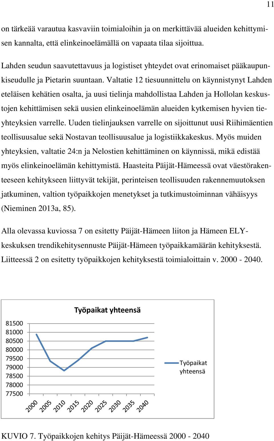 Valtatie 12 tiesuunnittelu on käynnistynyt Lahden eteläisen kehätien osalta, ja uusi tielinja mahdollistaa Lahden ja Hollolan keskustojen kehittämisen sekä uusien elinkeinoelämän alueiden kytkemisen