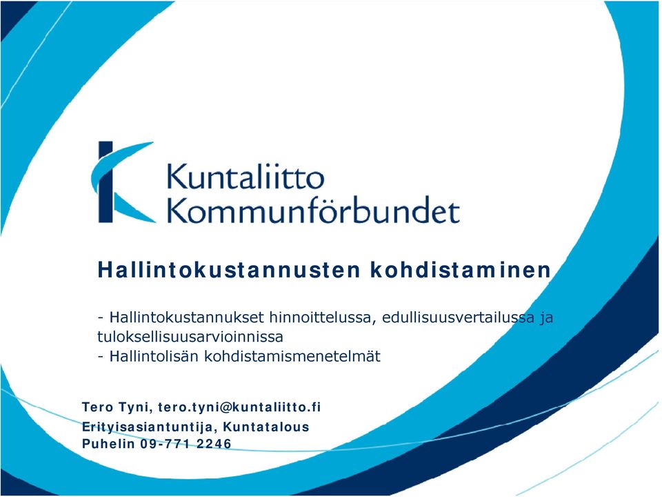 tuloksellisuusarvioinnissa - Hallintolisän