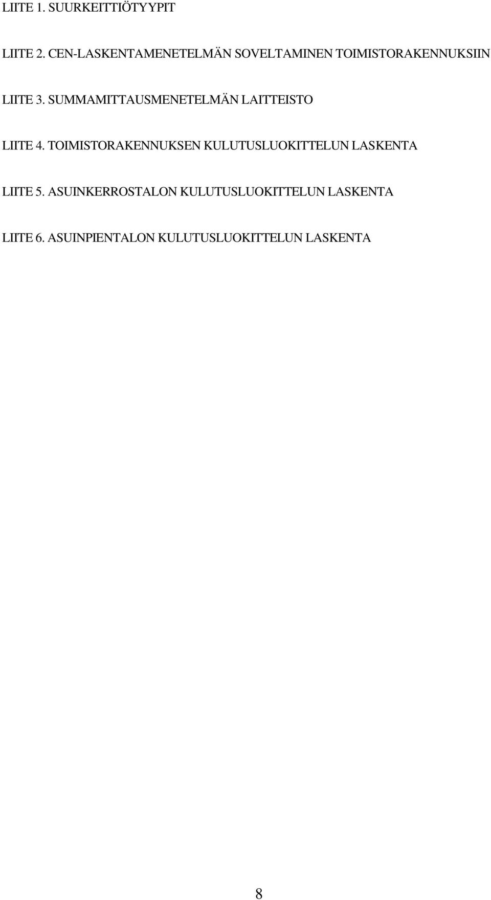 SUMMAMITTAUSMENETELMÄN LAITTEISTO LIITE 4.