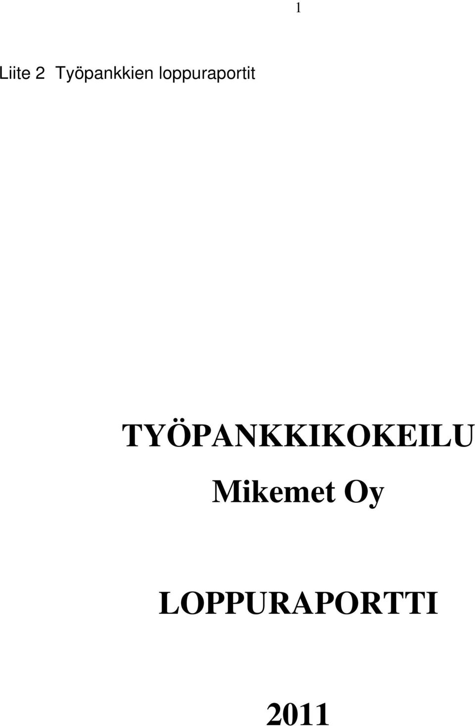 loppuraportit