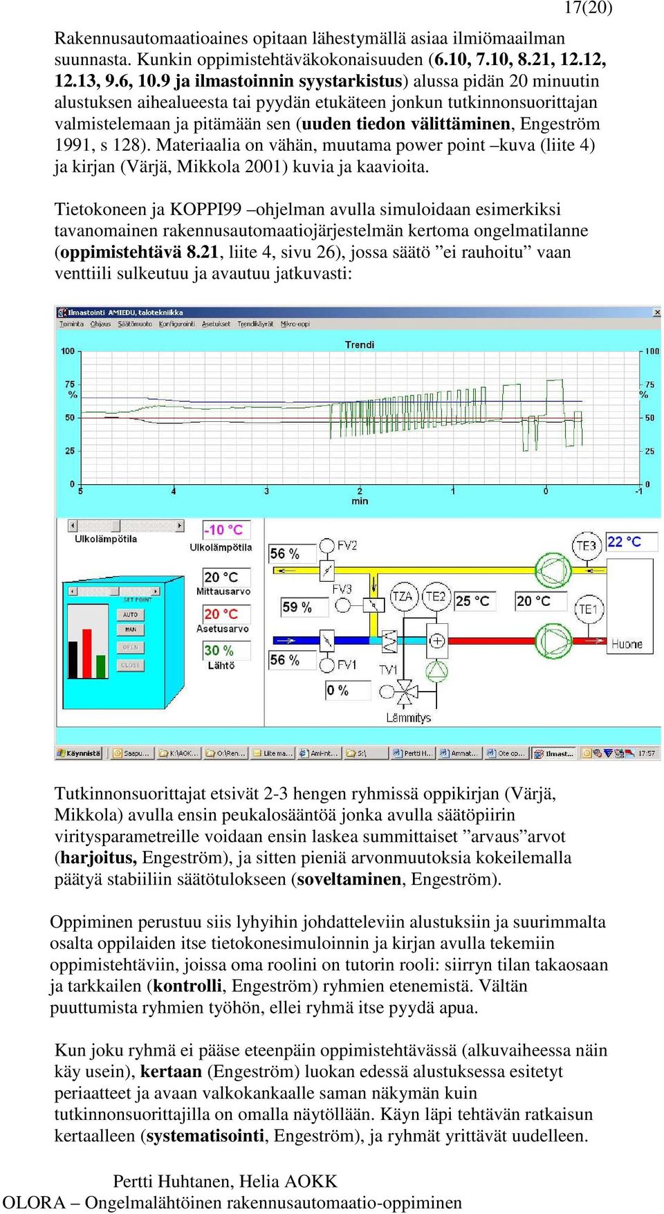 1991, s 128). Materiaalia on vähän, muutama power point kuva (liite 4) ja kirjan (Värjä, Mikkola 2001) kuvia ja kaavioita.