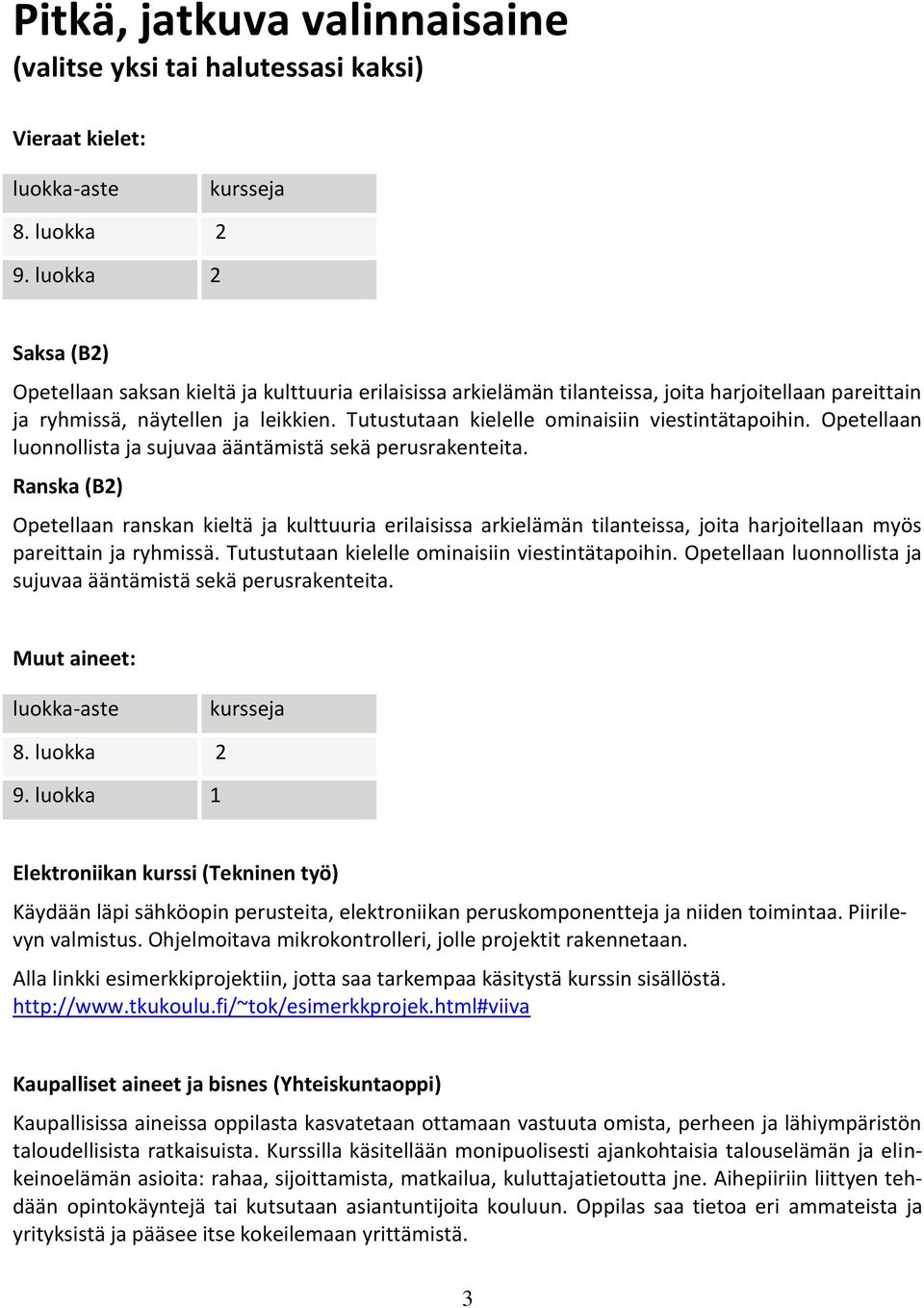 Tutustutaan kielelle ominaisiin viestintätapoihin. Opetellaan luonnollista ja sujuvaa ääntämistä sekä perusrakenteita.