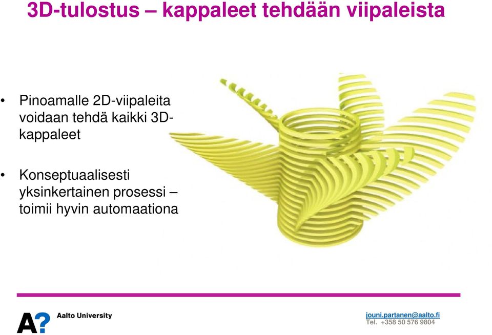 kaikki 3Dkappaleet Konseptuaalisesti