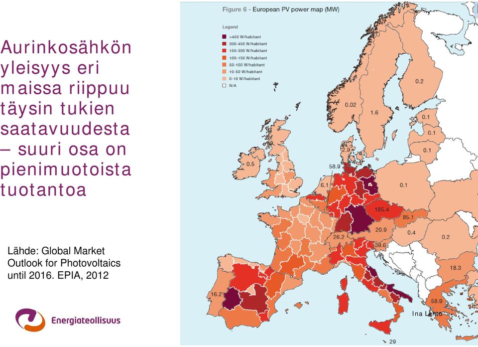 tuotantoa Lähde: Global Market Outlook for