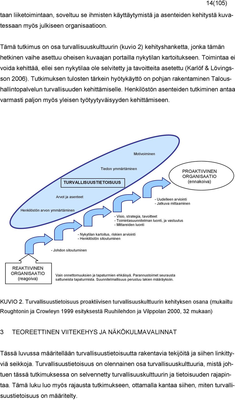 Toimintaa ei voida kehittää, ellei sen nykytilaa ole selvitetty ja tavoitteita asetettu (Karlöf & Lövingsson 2006).