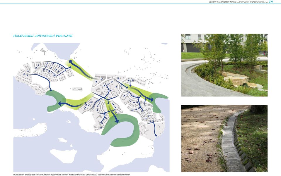 Hulevesien ekologisen infrastruktuuri hyödyntää