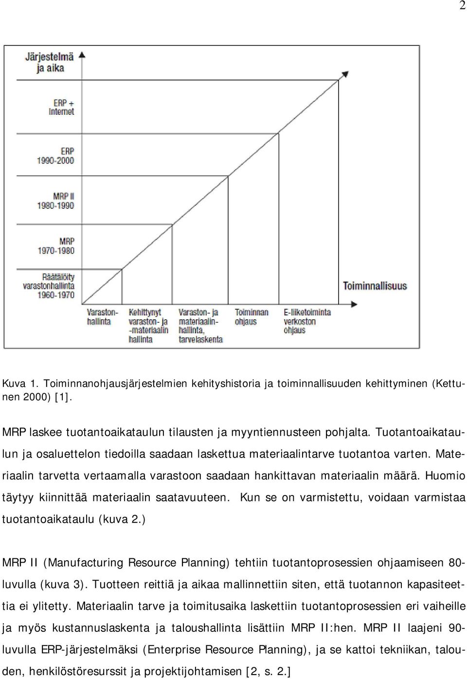 Huomio täytyy kiinnittää materiaalin saatavuuteen. Kun se on varmistettu, voidaan varmistaa tuotantoaikataulu (kuva 2.