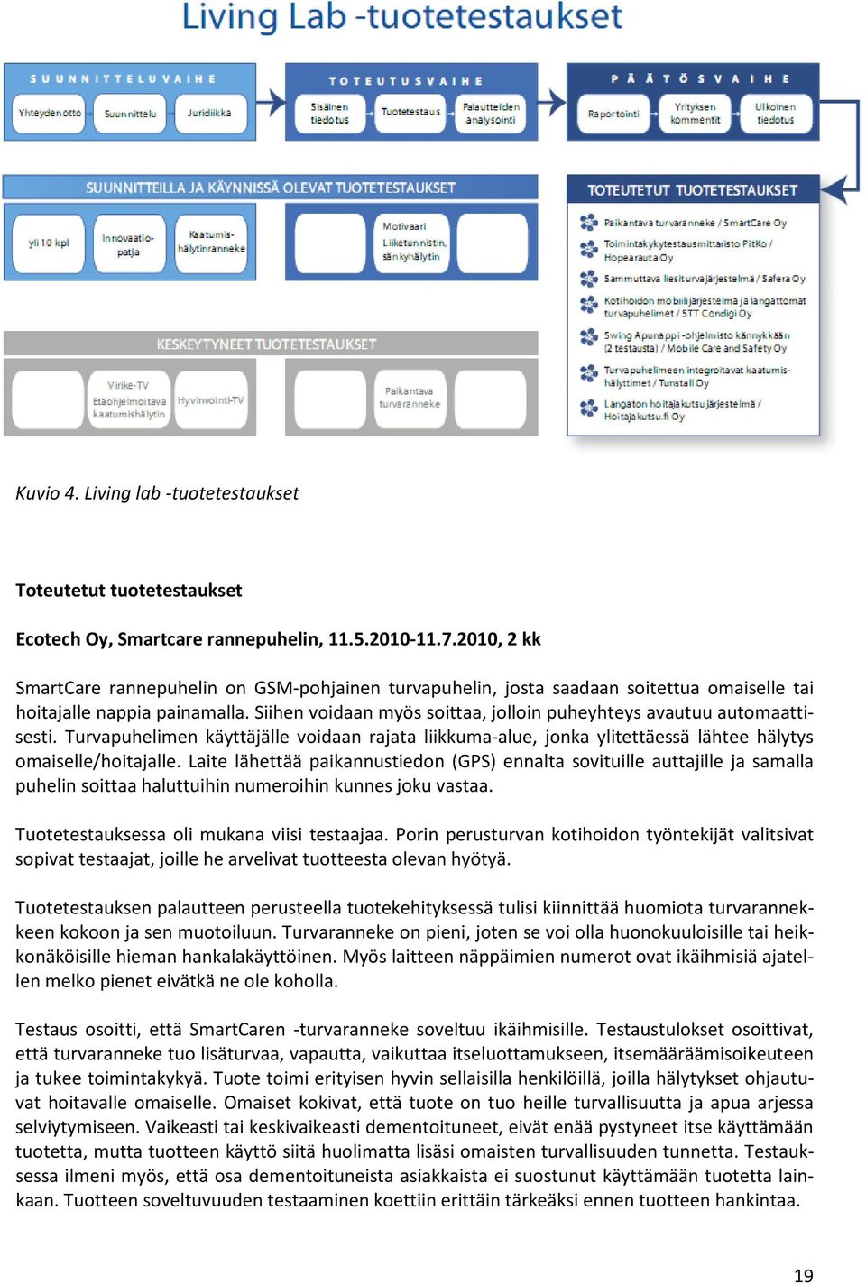 Siihen voidaan myös soittaa, jolloin puheyhteys avautuu automaattisesti. Turvapuhelimen käyttäjälle voidaan rajata liikkuma-alue, jonka ylitettäessä lähtee hälytys omaiselle/hoitajalle.