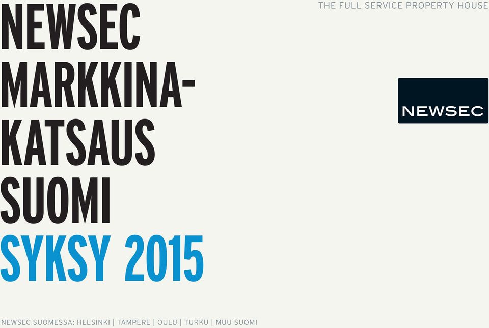 KATSAUS SUOMI SYKSY 2015 NEWSEC