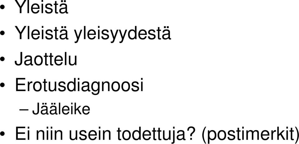 Erotusdiagnoosi Jääleike