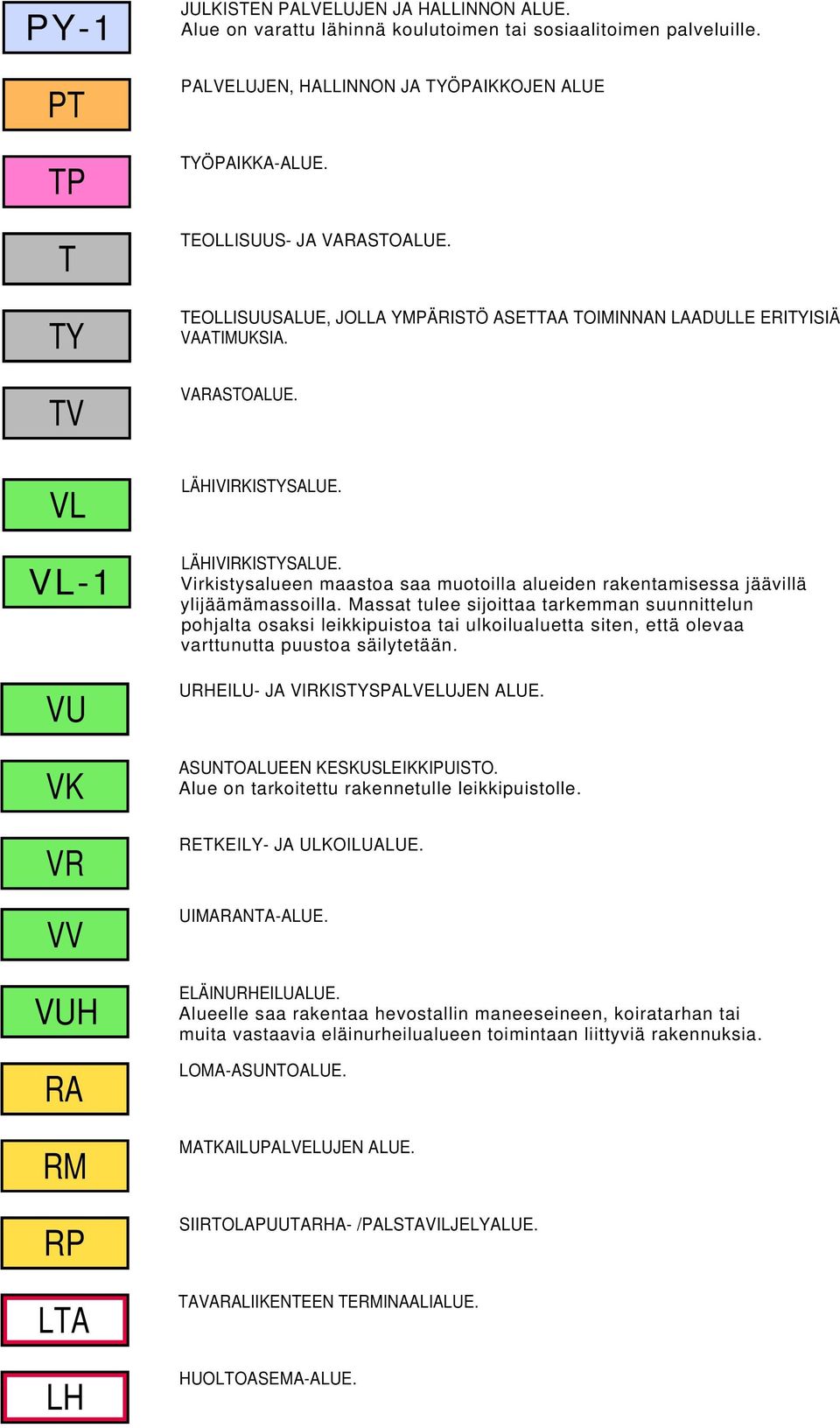 LÄHIVIRKISTYSALUE. Virkistysalueen maastoa saa muotoilla alueiden rakentamisessa jäävillä ylijäämämassoilla.
