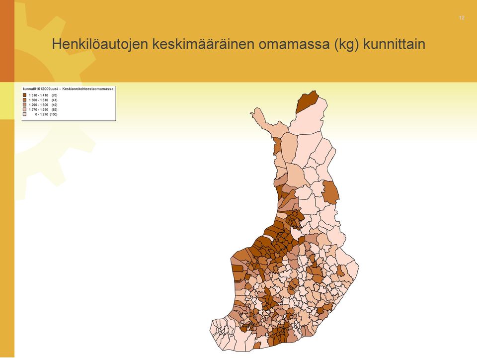 Keskiarvokohteestaomamassa 1 310-1 410 (76) 1