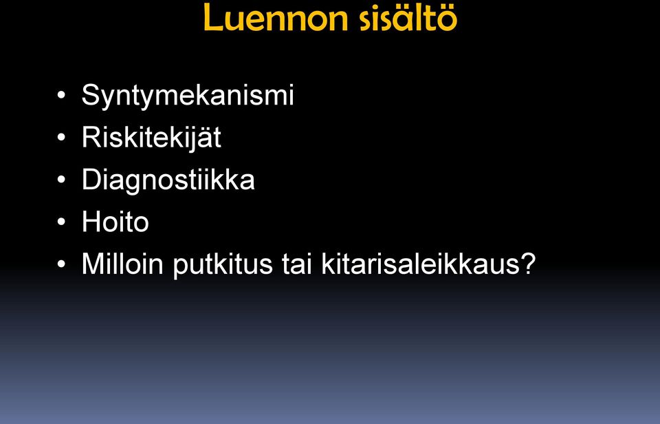 Riskitekijät