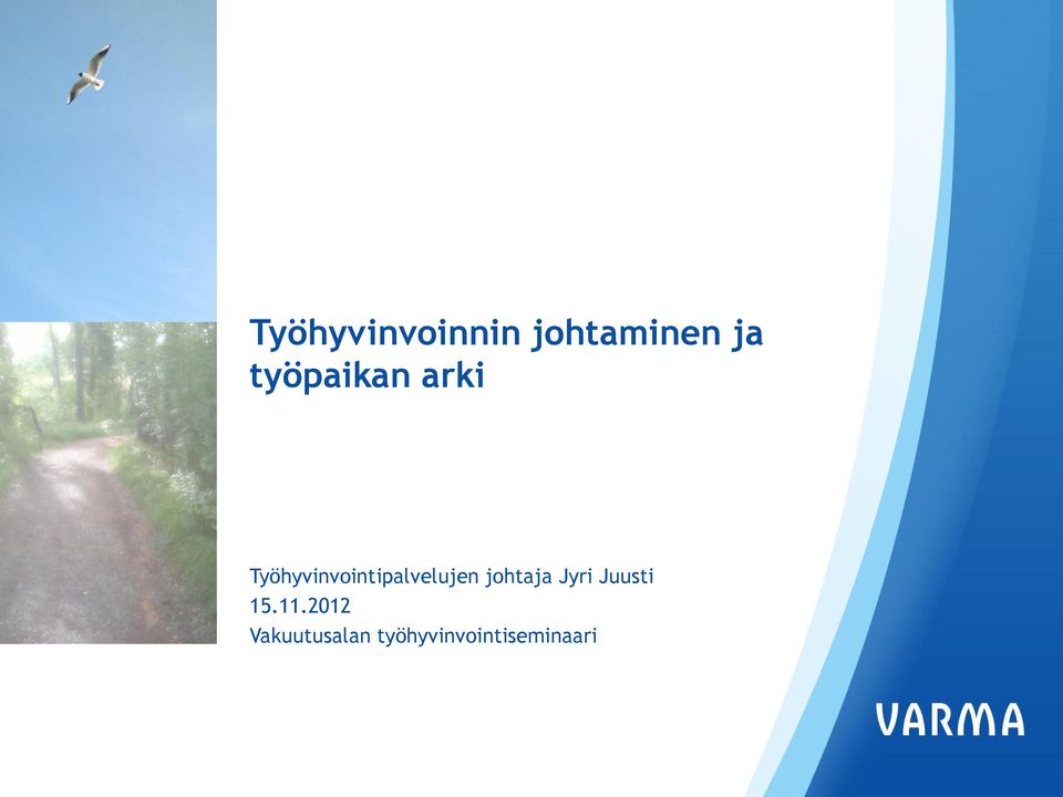 Työhyvinvointipalvelujen johtaja