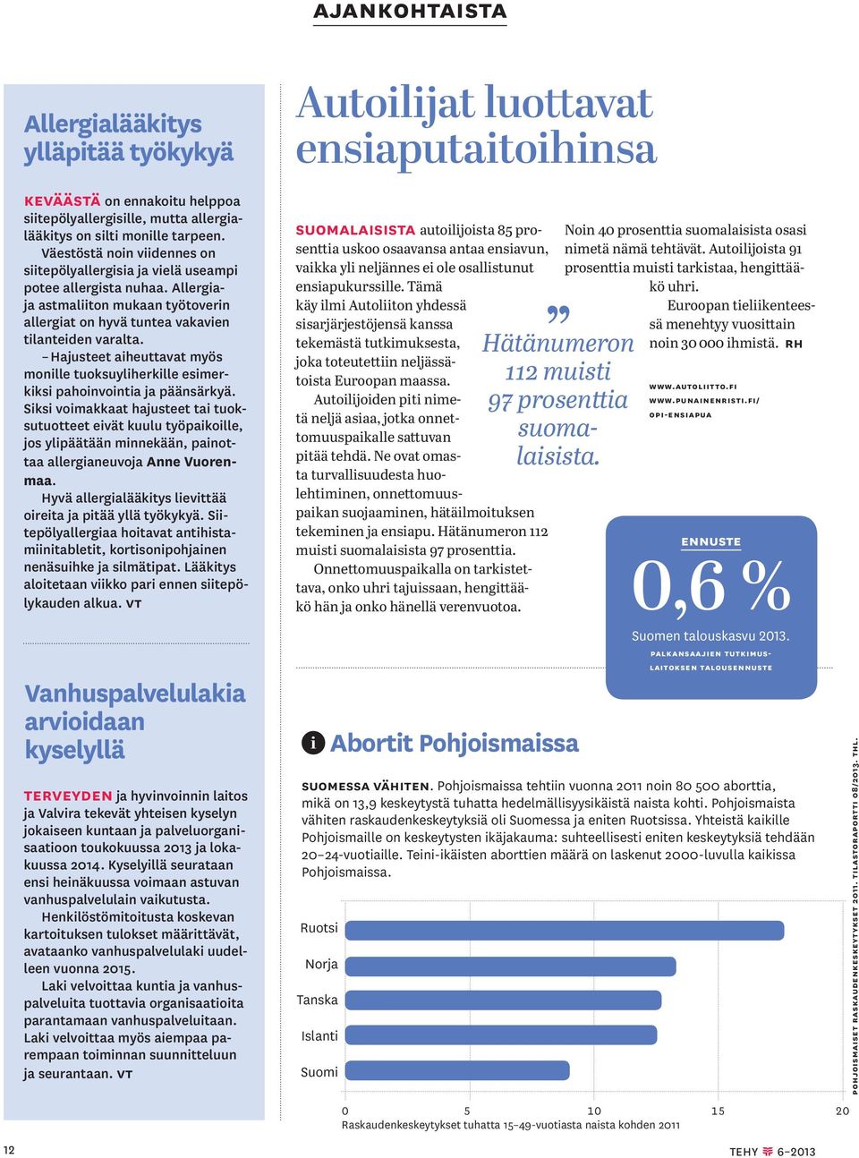 Hajusteet aiheuttavat myös monille tuoksuyliherkille esimerkiksi pahoinvointia ja päänsärkyä.