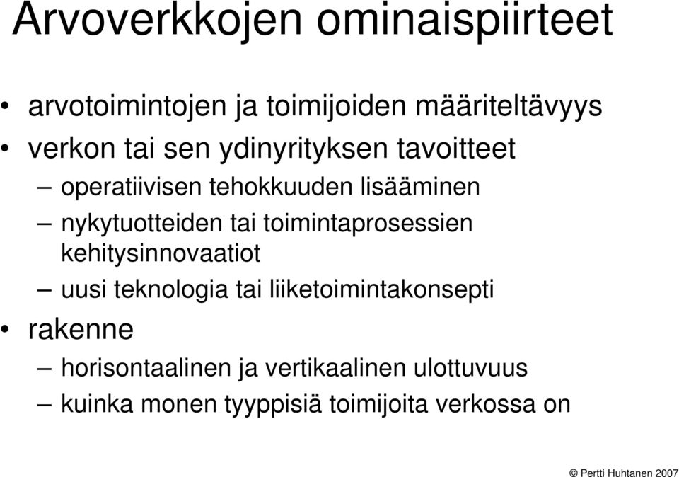 toimintaprosessien kehitysinnovaatiot uusi teknologia tai liiketoimintakonsepti rakenne