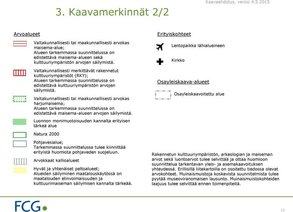 Valtakunnallisesti tai maakunnallisesti arvokas harjumaisema; Alueen tarkemmassa suunnittelussa on edistettävä maisema-alueen arvojen säilymistä.